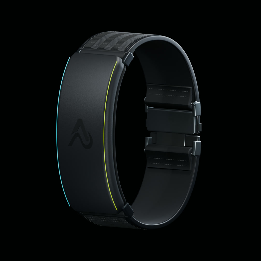 AXIOMA PULSE PRO с премиальным чёрным ремешком и функциональной застёжкой