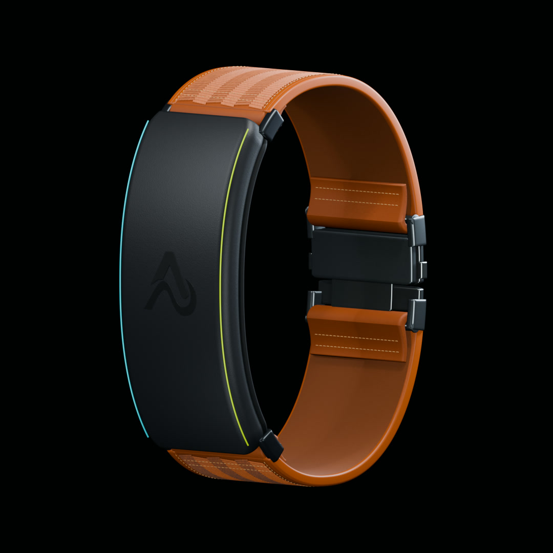 AXIOMA PULSE с рыжим премиальным ремешком